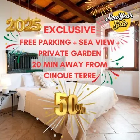 Seaview House Free Parking & Private Garden 라스페치아
