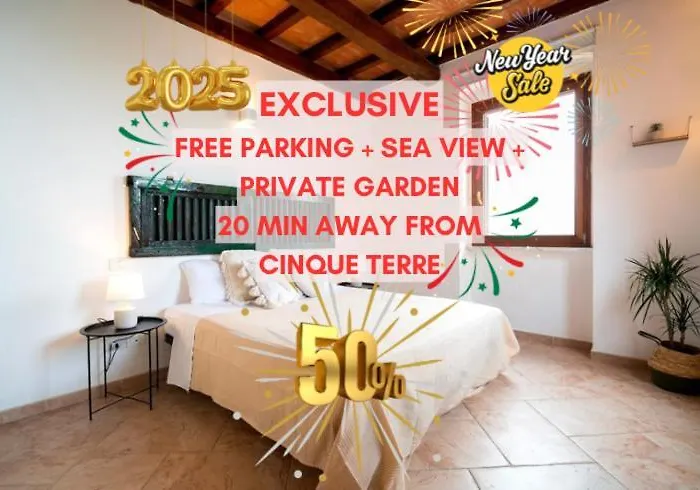 Seaview House Free Parking & Private Garden Λα Σπέτσια